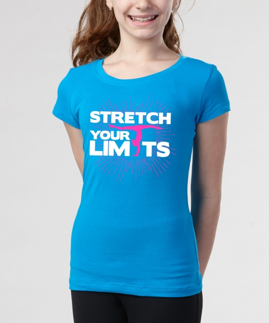 Stretch Your Limits </br> Turquoise Soft Tee